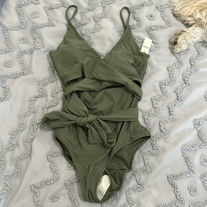Green Aerie One Piece Swimsuit